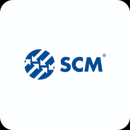 SCM (Supply Chain Management) Courier logo